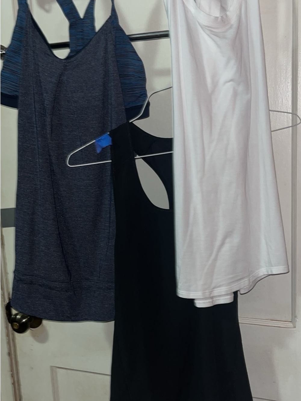 lululemon athletica Black and White Tank Top Pair